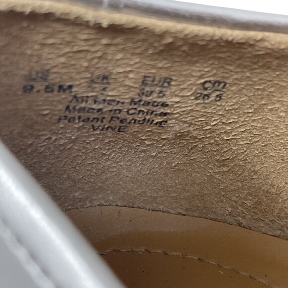 NWOB Naturalizer Vine Square Toe Ballet Flats, Silver, Size 9.5M - Picture 3 of 15